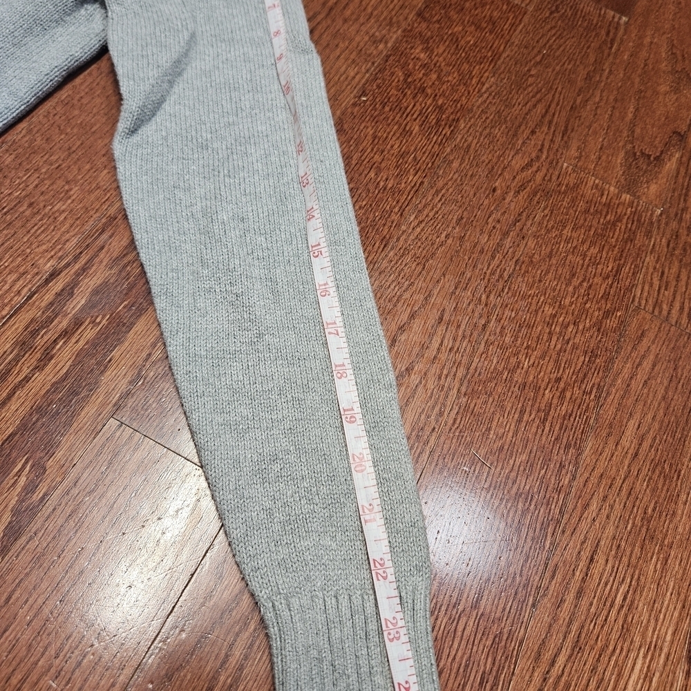 J. Crew Gray and Pink Crew Neck Sweater with Nordic Patterns - Picture 3 of 5